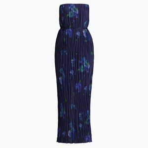 Vince  Poppy Blur Crushed Column Dress